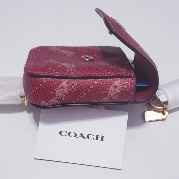 COACH Bag Charm With Horse And Carriage Print - Picture 9 of 11